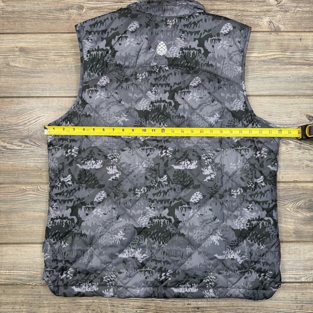 Stio Men's Skycrest Insulated Vest Size Large Steel Gray Camo Camouflage NEW - Picture 6 of 8